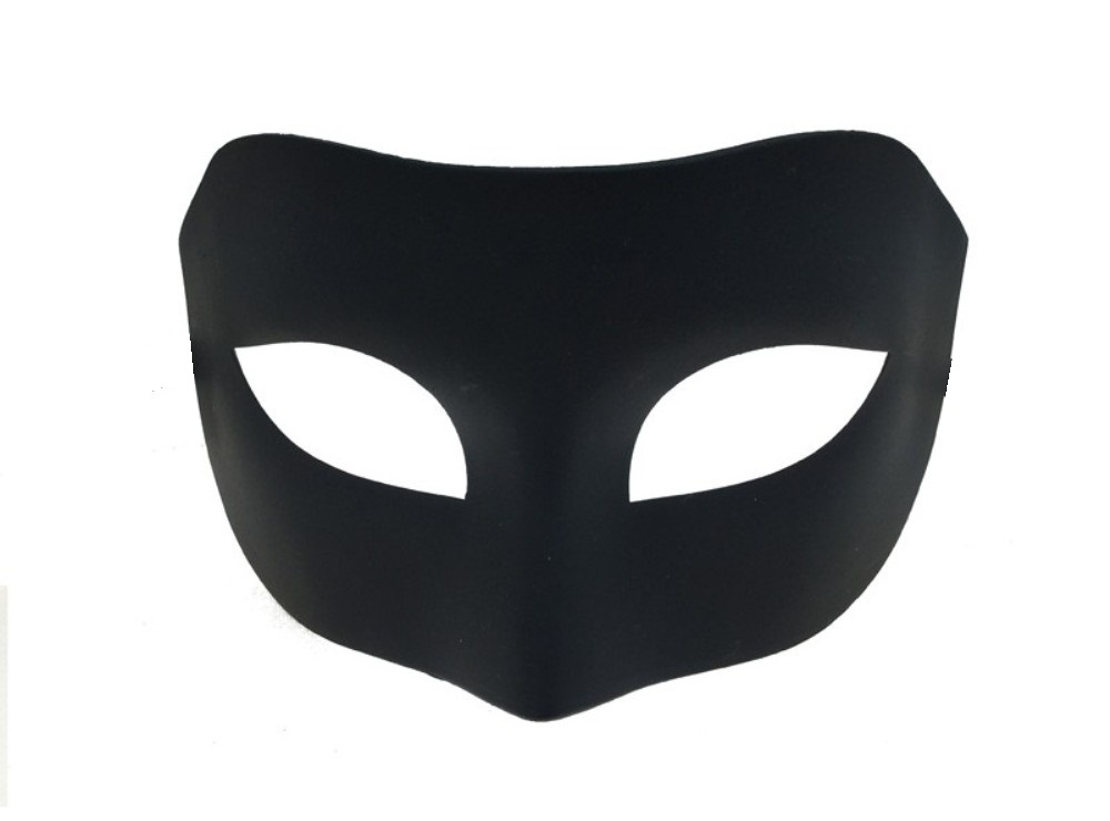 Sexy Black Eye Mask Adult Halloween Dominatrix Costume